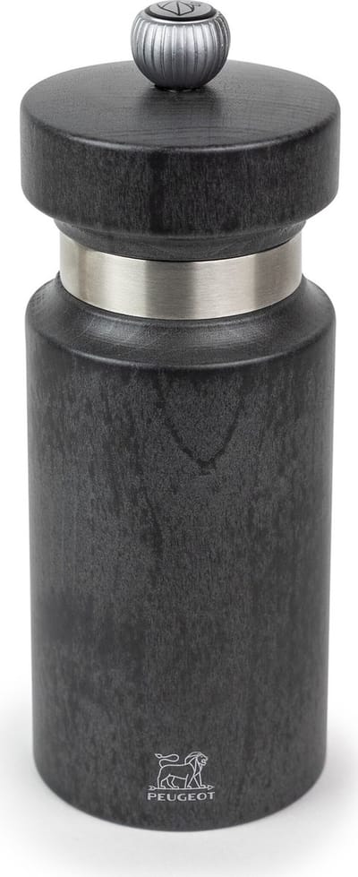Peugeot Royan Pepermolen 14 cm - Metaalgrijs - Beukenhout
