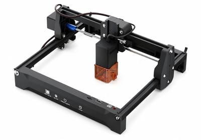 BSS® Laser graveermachine Kortek 2.5W - Draagbare Graveermachine 200x150 mm - Hoge Precisie ±0,1 mm - Voor Hout, Leer en Papier