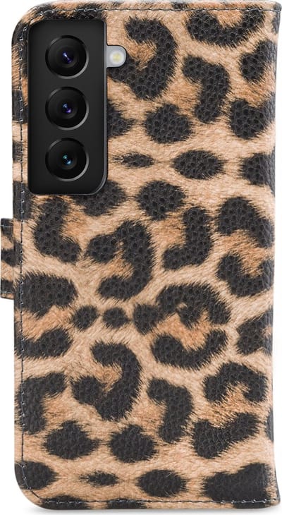 My Style - Samsung Galaxy S22 Hoesje - Flex Wallet Luipaard Bruin