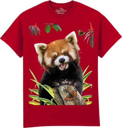 Rode Panda Lesser Red Panda The Coloured House T-shirt S