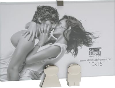 Deknudt Frames fotolijst S67FA6 - glas - zilverkleur - 10x15 cm