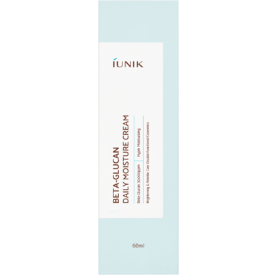 IUNIK Beta Glucan Daily Moisture Cream / Huidkalmerende vochtinbrengende crème 60 ml