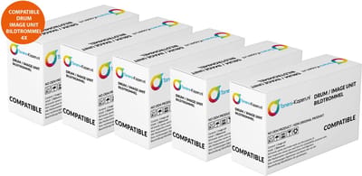 Brother DR-2300 - Drum Zwart 5-pack - 60.000 pagina's totaal - Huismerk Compatible - Geschikt voor Brother DCP-L2500 Series Brother DCP-L2500D Brother DCP-L2520DW Brother DCP-L2540DN Brother DCP-L2560DW Brother DCP-L2700DW Brother HL-L2300 Series