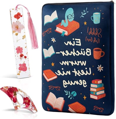 3-Pack Boekenleggers met Gedroogde Bloemen en Kwastje - Ideale Cadeaus voor Boekenliefhebbers, Leestools en Boekaccessoires voor Onderwijzers