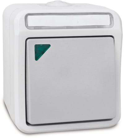 Peranova 102449 Pera Knop spatwaterdicht Lichtgrijs, Donkergrijs 1 stuk(s)