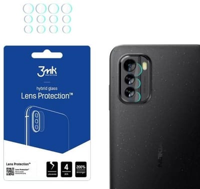 3MK - Neusbeschermer - Ochrona na Obiektyw - Nokia G60 5G - 4 stuks
