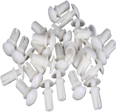 Nylon Klinknagels - Plastic Bevestigers - Printplaat Montage - Push-type Ontwerp - 100 stuks - Wit