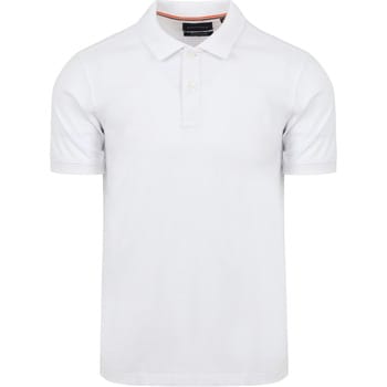 Suitable Cas Polo Wit - Maat XXL - Heren - Polo shirt Heren met Korte mouw