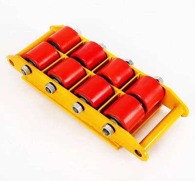 Zwaar Transportchassis Vervoerroller 12T voor Machines en Meubels met 360° Draaiplateau