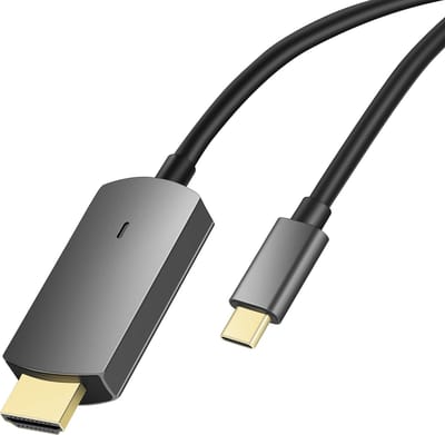 USB-C naar HDMI Kabel 1.8 Meter – 4K Ultra HD – Type-C naar HDMI Adapter – Geschikt voor MacBook, Samsung, Huawei, Dell, HP, Lenovo, iPad Pro – Plug & Play
