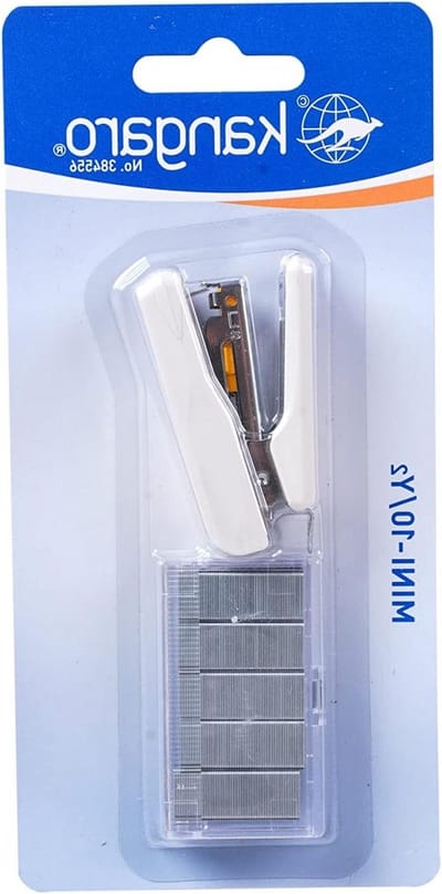 Nietmachine Set - Kantoor Combo - Papier Bevestigen - Aantrekkelijke Geschenkverpakking - 10 Nietjes - Ivoor