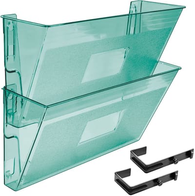 Unyqoos® Wandorganizer met Twee Vakken voor A4 Documenten en Tijdschriften