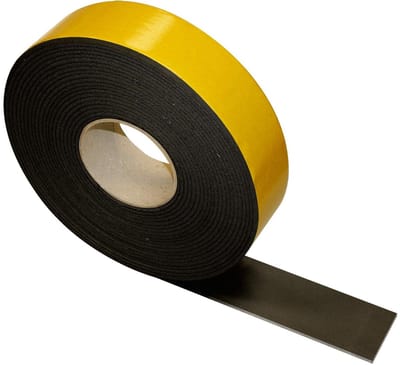 Isolatietape - Zelfklevend - Installatie isolatie - Hoge temperatuur - 50mm x 15m - Zwart