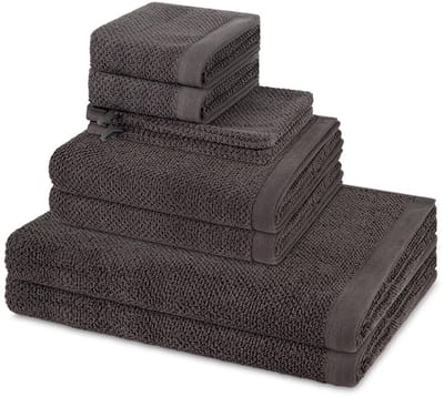 Möve Sonstiges 2 X washandjes 2 X gasten- 2 X douche- 2 X handdoek - in set 8 pack Bliss
