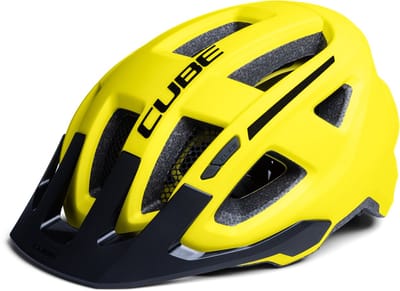 CUBE Fietshelm Fleet - Allround-helm - MIPS - 15 Ventilatiegaten - SNAP 360 fit-systeem - X-Lock-montagesysteem - Verstelbaar - 49-55 cm - S - Geel