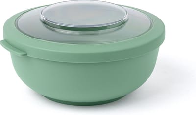 Amuse Tylla Sage Lunchbox - 1000ml - Perfect afsluitbaar Vershoudbakje - Lunchbowl met deksel - Saladebox voor onderweg - BPA-vrij - Groen