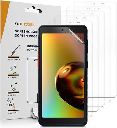 kwmobile 6x screenprotectors geschikt voor Samsung Galaxy Xcover 5 - beschermende folie voor smartphone