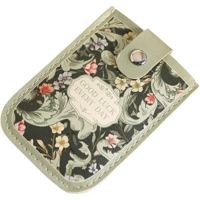 Mini portefeuille créatif à 5 emplacements pour cartes, porte-cartes d'identité bloquant, étui pour cartes de visite coulissant dissimulé laminé