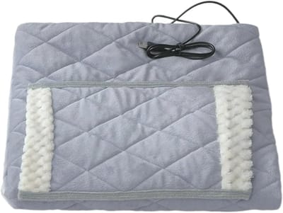 Elektrische Verwarmdeken - Warmtedeken Zacht - Thuis Ontspannen - Afneembare Hoes - 70x100cm - Enkele Kleur