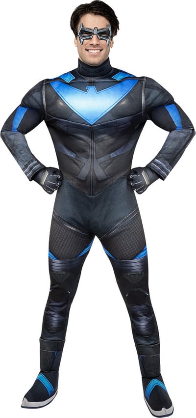 FUNIDELIA Nightwing Kostuum voor mannen - Gotham Knights - Maat: XL