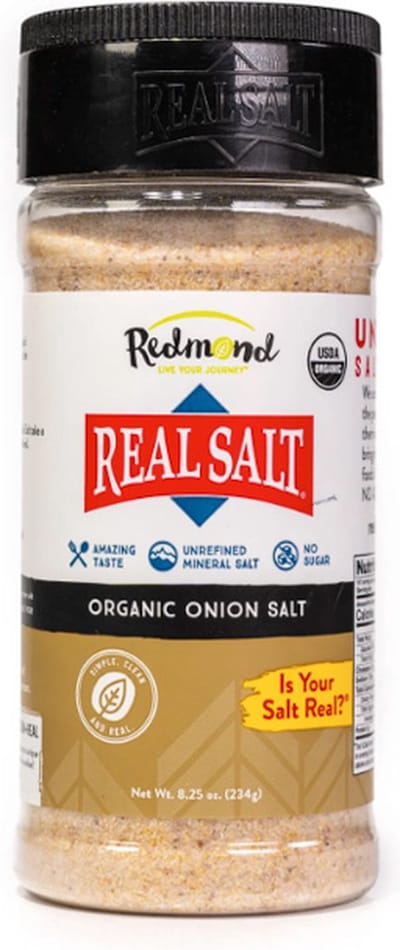 Real Salt | Seasonings | Organic Onion Salt 234g | 234g