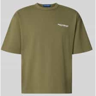 Regular fit t-shirt van puur katoen model '10/1'