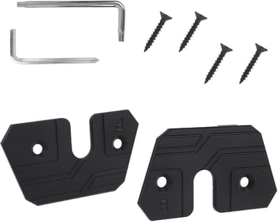 Dailygoods- Reparatieset Zonneklep - Vervangingsset - Metalen Clips - Inclusief Schroeven - Voor Trucks - Geschikt voor JK/JL/Gladiator - Zonneklepclip