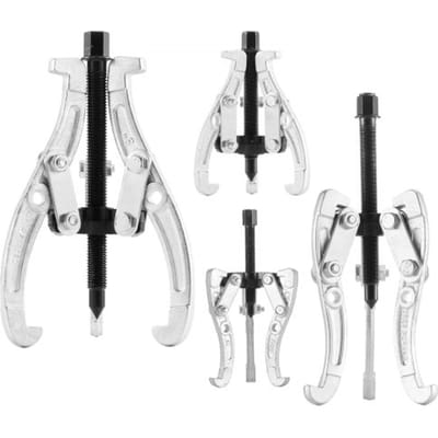 VEVOR Tandwieltrekkerset, 3/4/6/8 Inch 3-Klauw Lagertrekker met Omkeerbare Klauwen, 2-Klauw/3-Klauw Poelietrekker, voor Het Verwijderen Van Poelies, Tandwiellagers En Vliegwielen