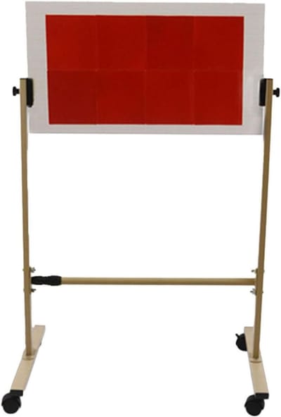 Tafeltennis Rebound Board - Ping Pong Trainer - Zelfstudie Sport - Verstelbare Hoek - 100 cm Hoogte - Rood