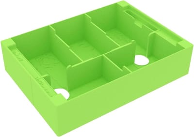 Spel Organisatie Inzet - Opberg Systeem - Spel Sorteren - Op Maat Gemaakt - 219x159x50mm - Groen
