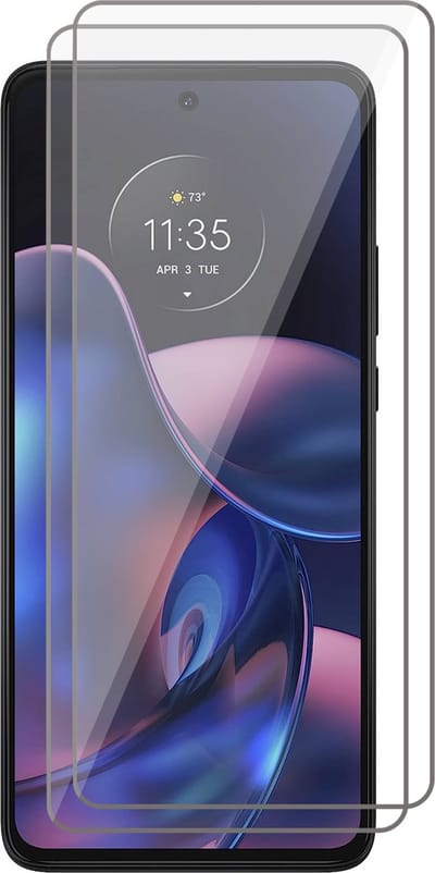 Screenprotector geschikt voor Motorola Moto Edge 2022 - 2x Gehard Glas Screen Protector GlassGuard