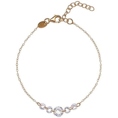 ALISIA AL4841.01.000 GOLD-PLATED ARMBAND MET ZIRKONIA'S 1 STUK