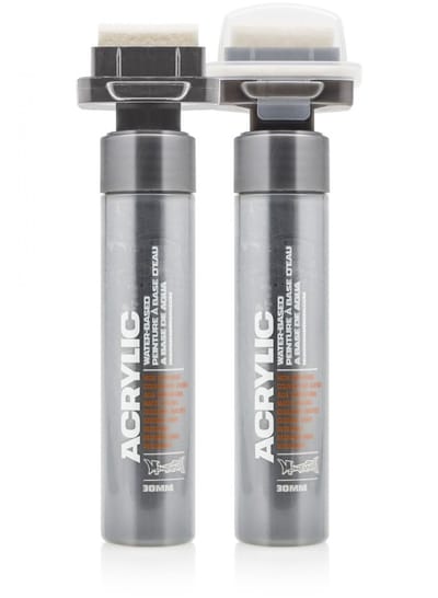 Montana ACRYLIC Marker 30mm Outline Silver