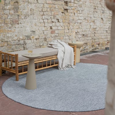 Buitenkleed Dahl Ovaal - Grijs - Dubbelzijdig - 200 x 290 cm - (L)