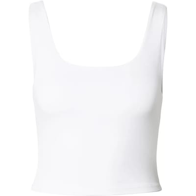 Urban Classics - Cropped Polyamide Mouwloze top - XS - Wit
