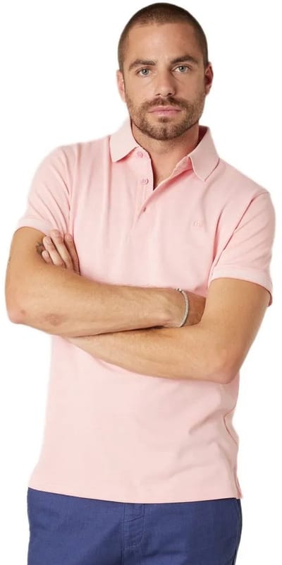 Deeluxe Velvorn Korte Mouw Poloshirt Roze L Man