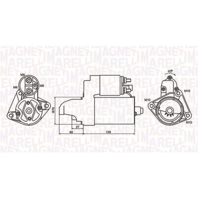 Starter MAGNETI MARELLI 063721050010