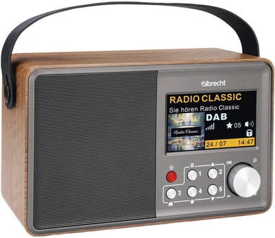 Albrecht DR 862 - de gebruiksvriendelijke digitale radio ASA, DAB+/FM, 4,3-inch kleurendisplay, incl. 4000mAh batterij