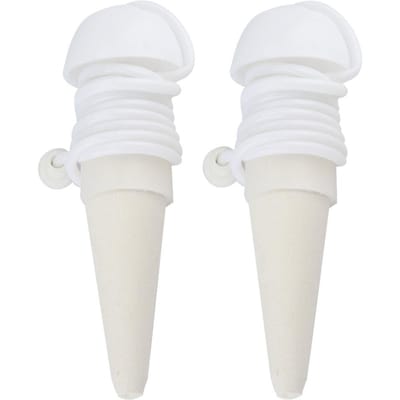 2 Pièces Kits d'Arrosage Automatique Irrigation Auto-Arrosage Plante Fleur en Pot Arroseur white