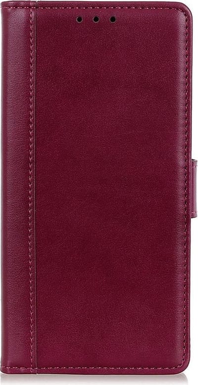 Shop4 - Samsung Galaxy A71 Hoesje - Wallet Case Grain Rood