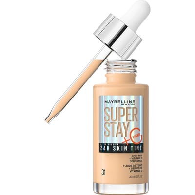 Maybelline Super Stay up to 24H Skin Tint Foundation + Vitamin C 30ml (Various Shades) - 31