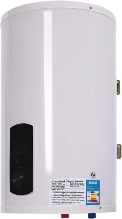 30 Liter Wandhangende Elektrische Boiler voor Warm Water - 2000 W met LED-scherm