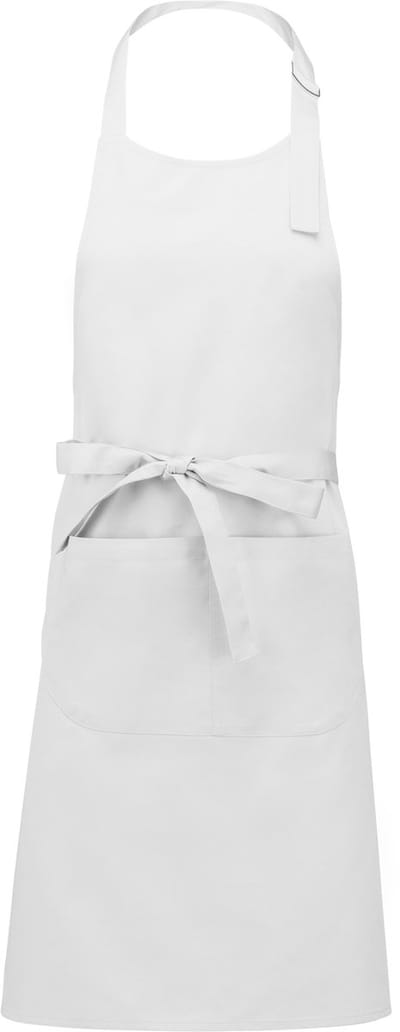 Zazlo® Basic Pro Premium - Comfort in kleur - Keukenschort - 100% katoen - BBQ Schort - Schort - Horecakwaliteit - Unisex - One Size Fits All - Wasbaar op 60° - Wit