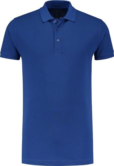 L&S Polo Basic Cot/Elast SS for him