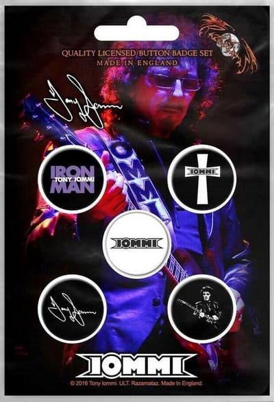 Tony Iommi - button 5-pack