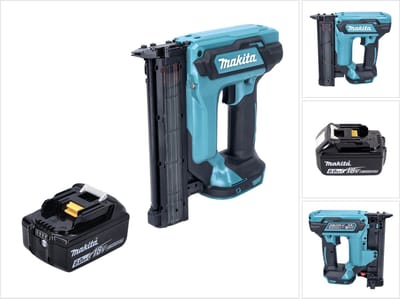 Makita DFN 350 G1 accu staande nagelmachine 18 V 15 - 35 mm + 1x accu 6.0 Ah - zonder lader