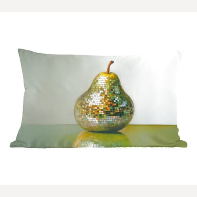 Sierkussens - Kussentjes Woonkamer - 50x30 cm - Fruit - Disco - Art - Glitter