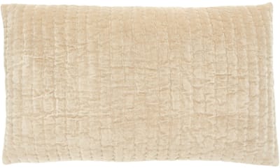 Nordal kussen Castor Zand Velvet 63 x 38, inclusief vulling