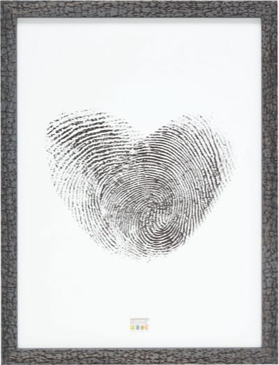 Deknudt Frames fotolijst S45RL7 - grijs - burned wood look - 40x50 cm