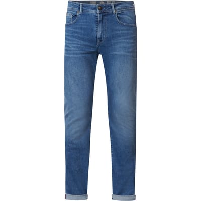 Petrol Industries Heren Jeans Slim Fit Seaham - Spijkerbroek - Essentials Collection - Blauw - Maat W28L30
